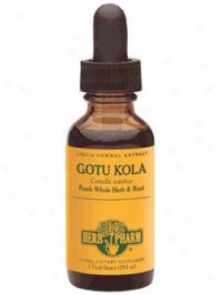 Herb Pharm's Gotu Kola/centella Asiatica 1 Oz