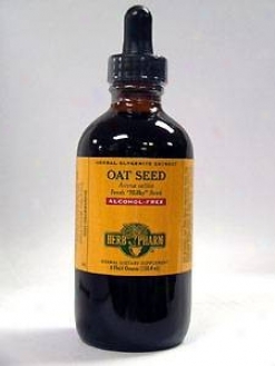 Herb Pharm's Oat Seed/avena Sativa A-f Glycerite 4 Oz