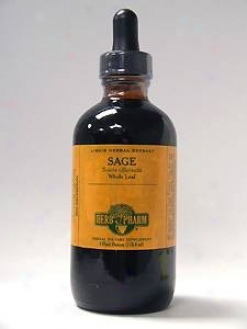 Herb Pharm's Sage/salvia Officinalis 4 Oz