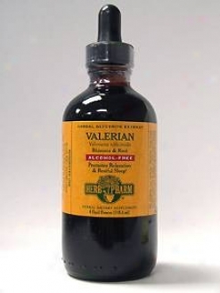 Herb Pharm's Valerian/valeriana Officinalis A-f Glycerite 4 Oz