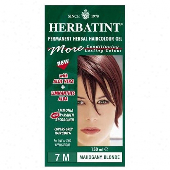 Herbatint's Vegetal Hair Hue Mahogany Blonde 2 Fl Oz