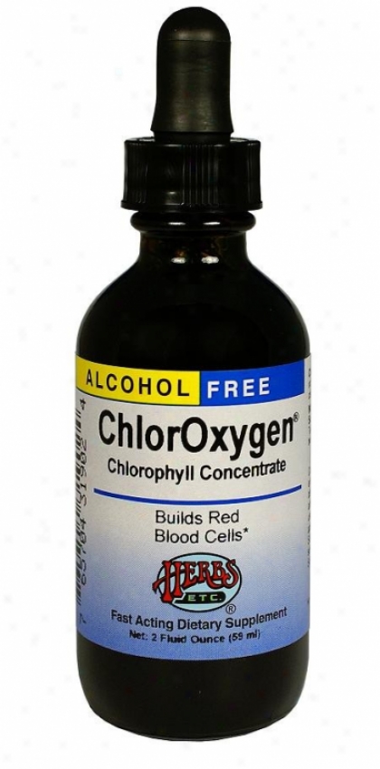 Herbs Etc Alcohol Free Chloroxygen Chloropyyll Concentrate 2oz