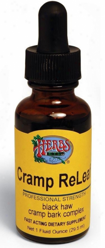 Herbs Etc Cramp Releaf 1oz (contains Grain Alcohol)