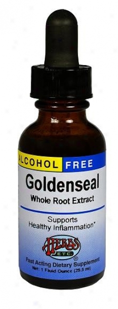 Herbs Etc Goldenseal Root 1oz Alcohol Free