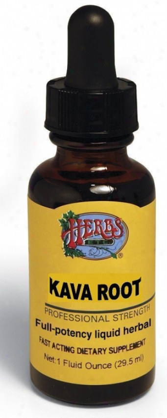 Herbs Etc Kava Root 1oz (contains Grain Alcohol)