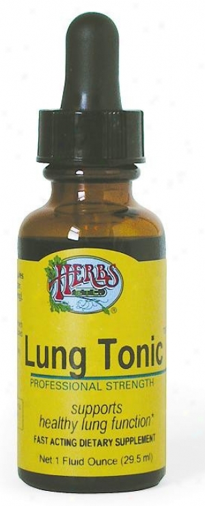 Herbs Etc Lung Tonic 1oz (contains Grain Alcohol)