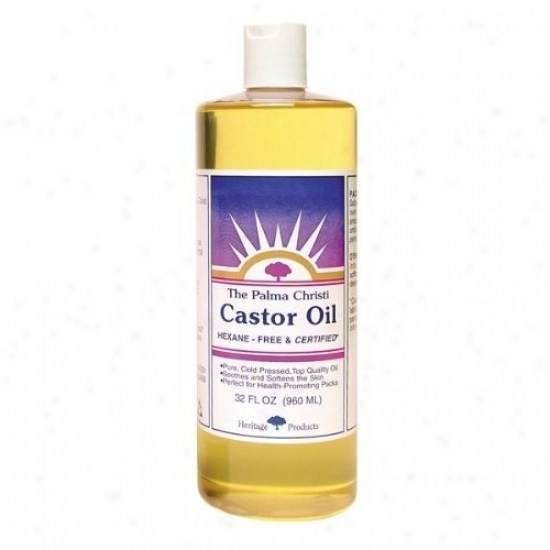 Heritage Products Castor Oil 32 Fl O2