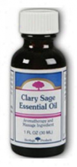 Heritage Products Clary Save Essential Oil 1 Fl Oz
