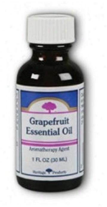 Heritage Products Grapefruit Essential Oil 1 Fl Oz