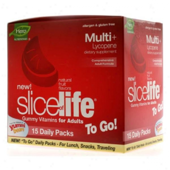 Hero Nutriionals Slice Of Life To Gp Multi Plus Lycopene 15packs