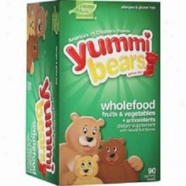Hero Nutritionals Yummi Bears Whole Food Supplement 90gummy Bears