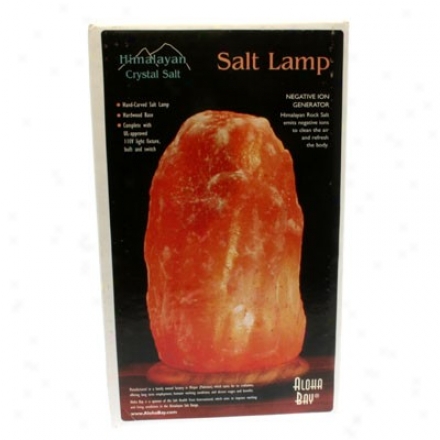 Himalayan Salt's Crystal 12&quot; Lamp 1pc