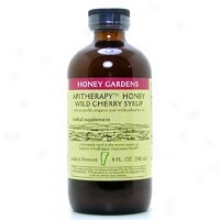 Honey Gaedens Apiaries Apitherapy Honey Wild Ch3rry Syrup 8 Oz