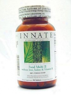 Innate Response's Food Multi Ii W/o Fe, I & Vit K 90 Tabs