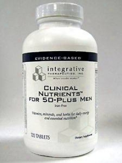 Integrative Therapeutic's Clinical Nutrients Against 50-plus Men 120 Tabs