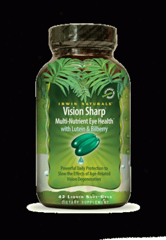 Irwin Naturals Vision Sharp Precision Eye Health  42sgels