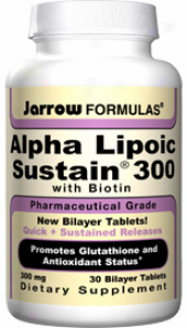 Jarrow's Alpha Lipoic Acid uSstained Release 300mg 30tabs