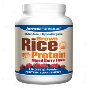 Jarrow's Brown Rice Protein Mixde Berry 454gm