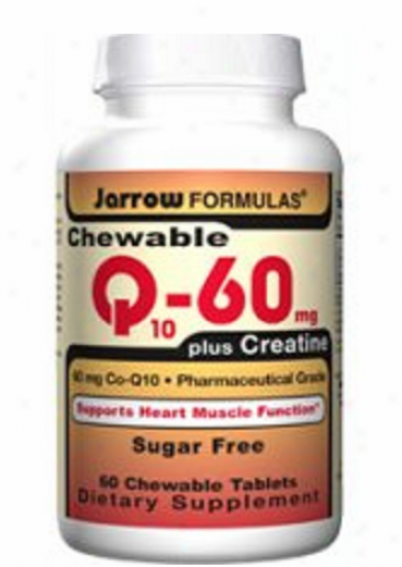 Jarrow's Chewable Co-q10 + Creatine 50mg 60tabs