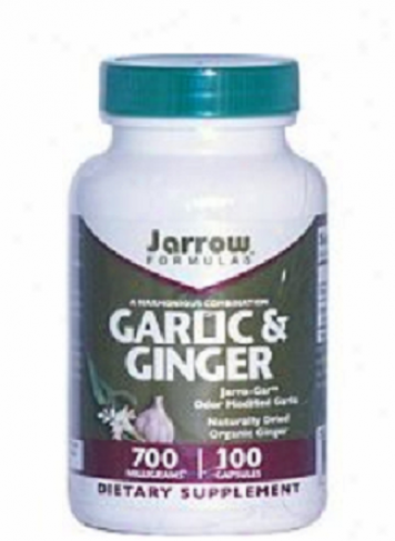 Jarrow's Garlic + Ginger 500mg 100caps