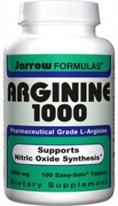 Jarrow's L-arginine 1000mg 100tabs