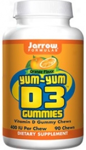 Jarrow's Yum-yum D3 Gummies 400ou Chew 90tabs