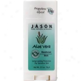 Jason's Deodorant Stick Aloe Vera 2oz