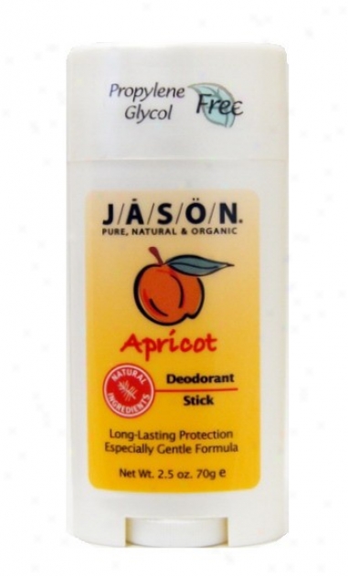 Jason's Deodorant Stick Apricot 2.5oz