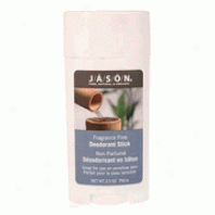 Jason's Deodorant Stick Perfume Free (all Natural) 2.5oz