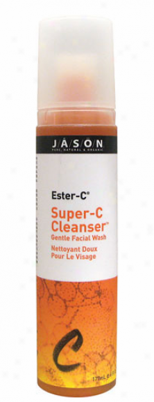 Jason's Ester-c Super-c Cleanser Gentle Facial Wash 6 Fl Oz