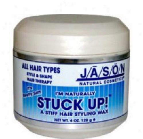 Jason's Hair Stuck-up Stiff Hari Styling Wax 4oz