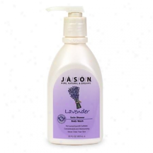 Jason's Soap Liquid Lavendar Satin 16oz