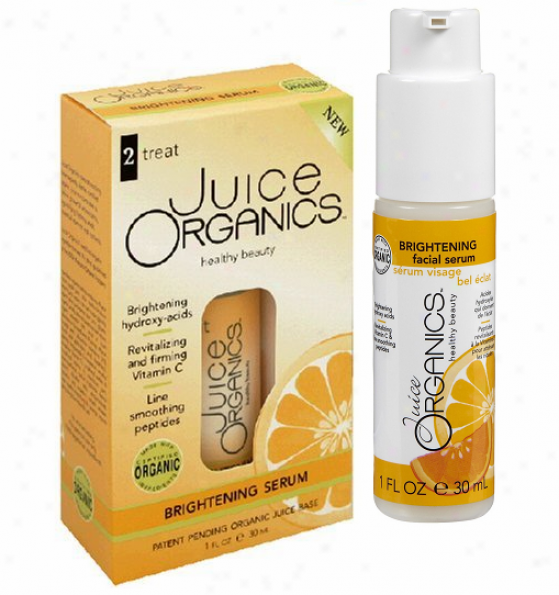 Juice Orrganics Brightening Facial Serum 1 Fl Oz