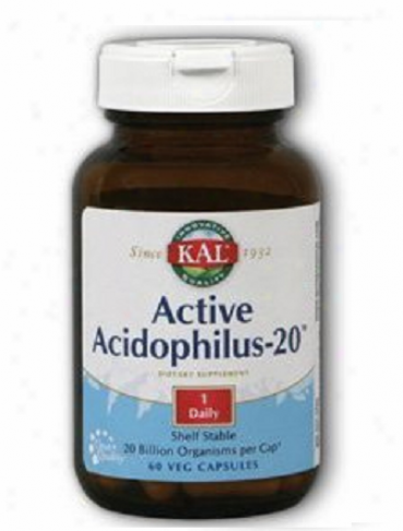 Kal's Active Acidophilus-20 Shelf Stable 20bil 60vcaps