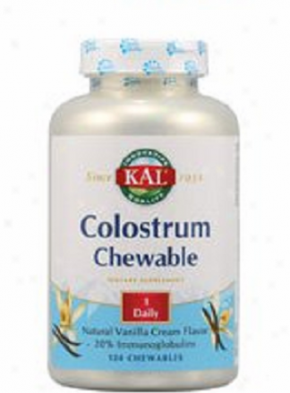 Kal's Colostrum Chewable Vanilla Cream Vanilla 500mg 120tabs