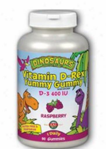Kal's Vitamin D-rex Raspberry 400iu Yummy Gummy 90tabs