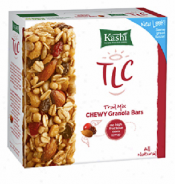 Kashi's Tlc Chewy Granola Bars Trail Mix 6x1.2oz