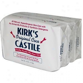 Kirk's Natural's Castile Soap Original 3pk