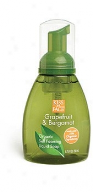 Kiss My Face's Soap Liquid Self Foaming Grapefrt & Brgamog 8.75oz