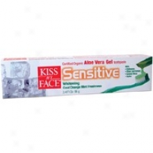 Kiss My Face's Tootthpaste Organic Aloe Vera Gel, Sensitive 3.4oz
