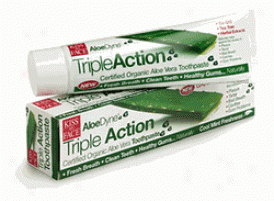 Kiss My Face'e Toothpaste Triple Action 3.4oz