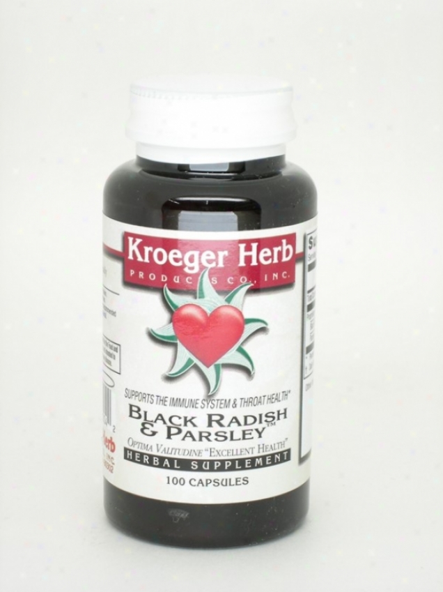 Kroeger Herb's Blackrsdish/parsley 100caps