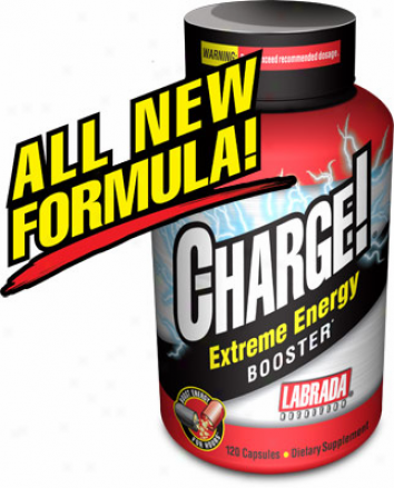 Labrada's Charge Extreme Energy Booster (fat Burner) 120caps