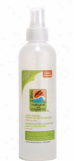 Lafe's Natural & Organic Mother-to-be Deodorant Spra6 8 Fl Oz