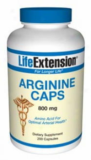 Life Extension's Arginine Caps 800mg 200caps