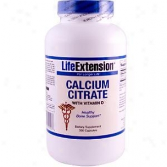 Life Extension's Calcium Citrate W/ Vitamin D 300caps