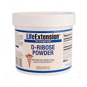 Life Extension's D-ribose Powder 150gm