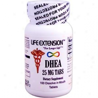 Life Extension's Dhea 25mg 100tabs