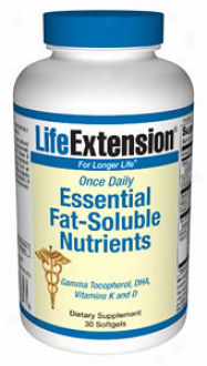 Life Extension's Essential Fay Soljble Nutrients 30sg