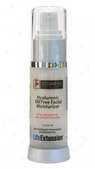 Life Extension's Hyaluronic Oil-free Facial Moisturizer 1oz